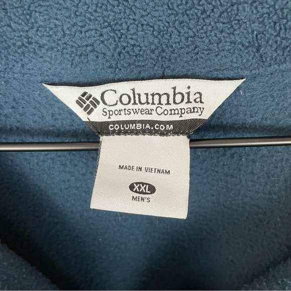 ❄️Men’s Teal Columbia Full Zip Fleece Jacket❄️ - Picture 4 of 4